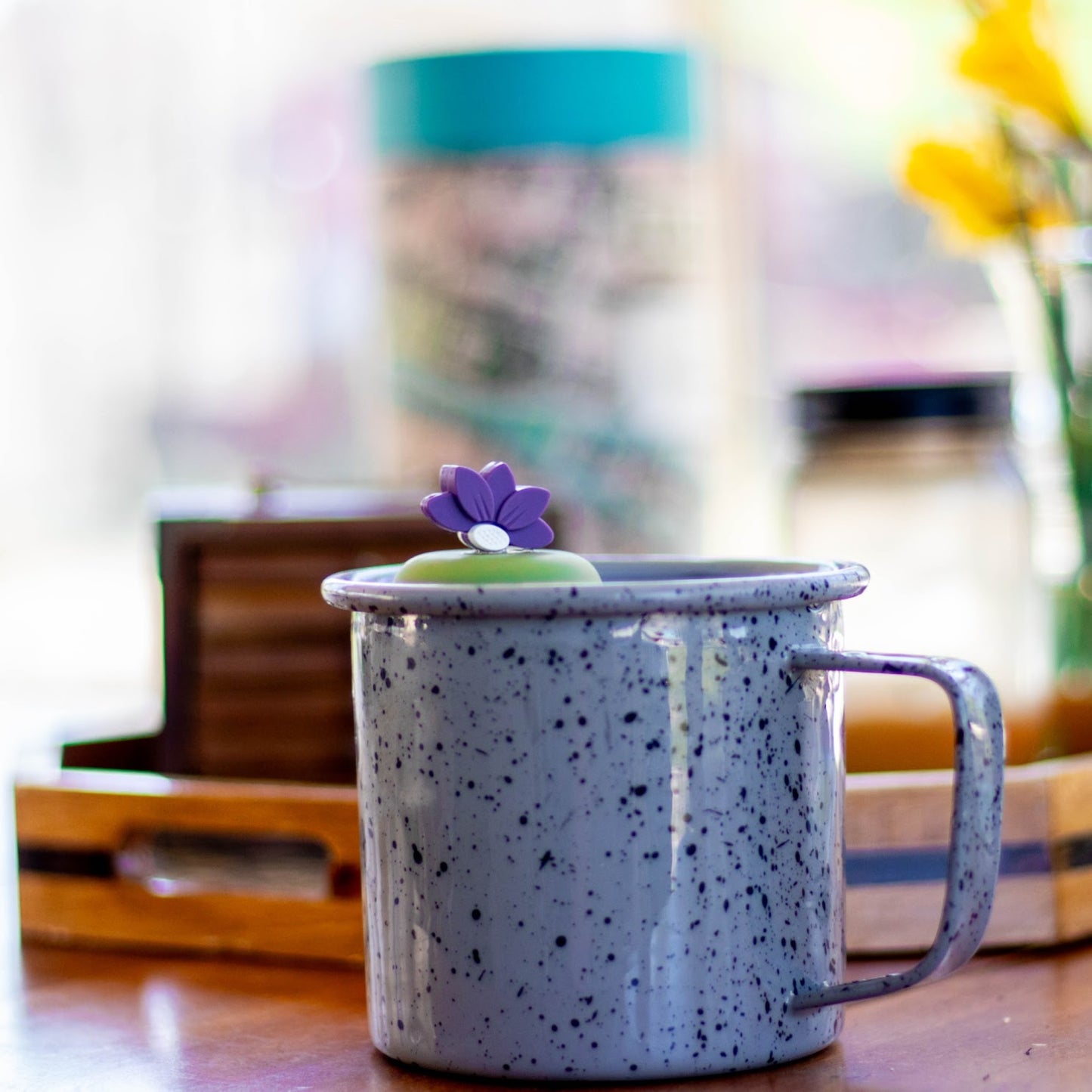 Purple Lotus Floating Tea Steeper