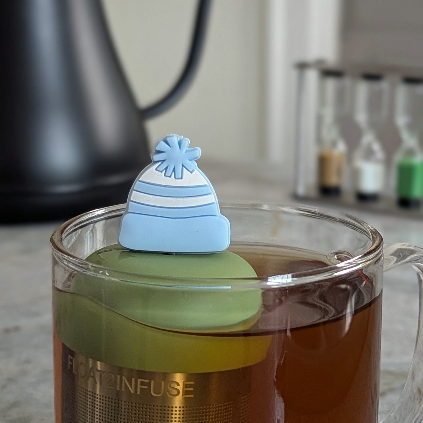 Snow Hat Beanie Floating Tea Steeper