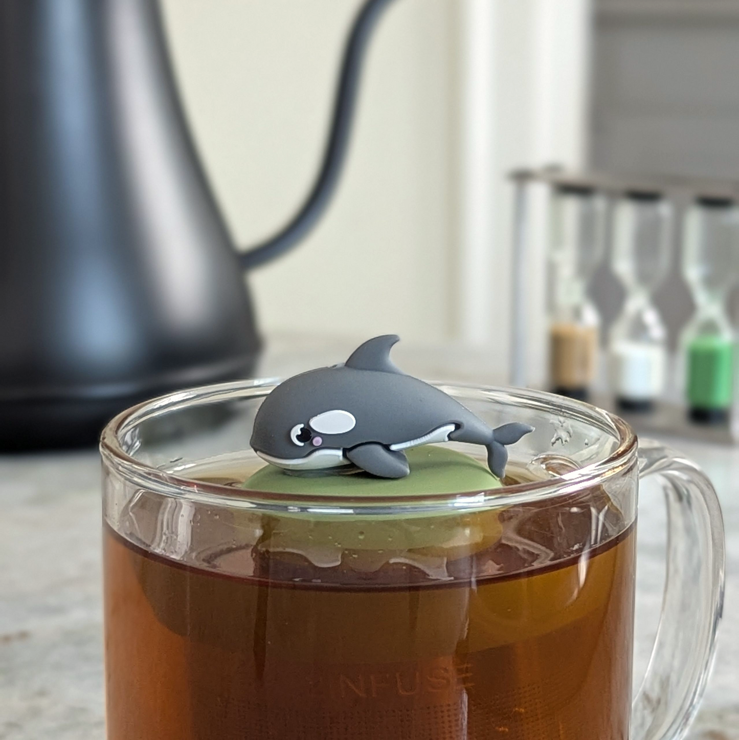 Orca Killer Whale Floating Tea Steeper