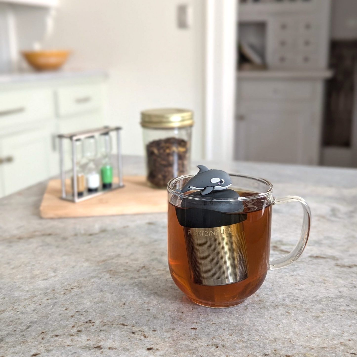 Orca Killer Whale Floating Tea Steeper