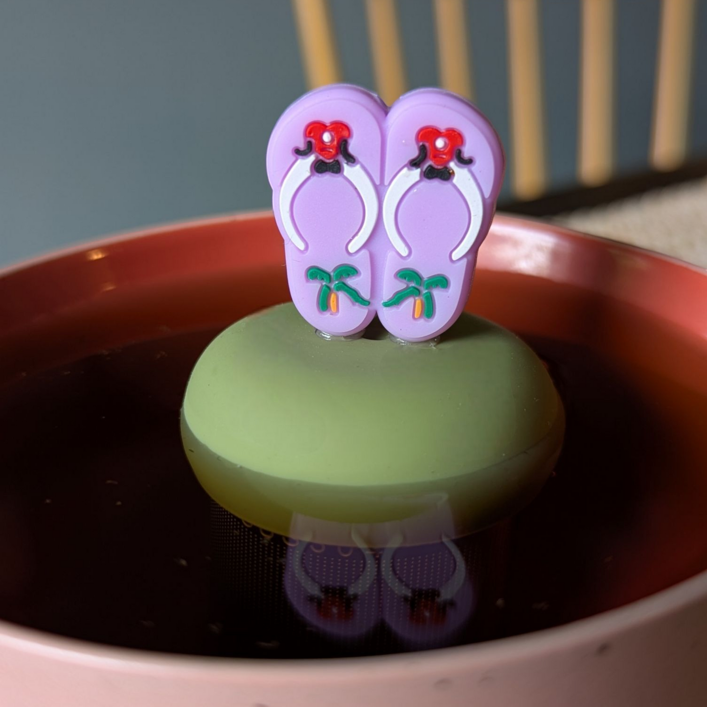 Flipflop Sandals Floating Tea Steeper
