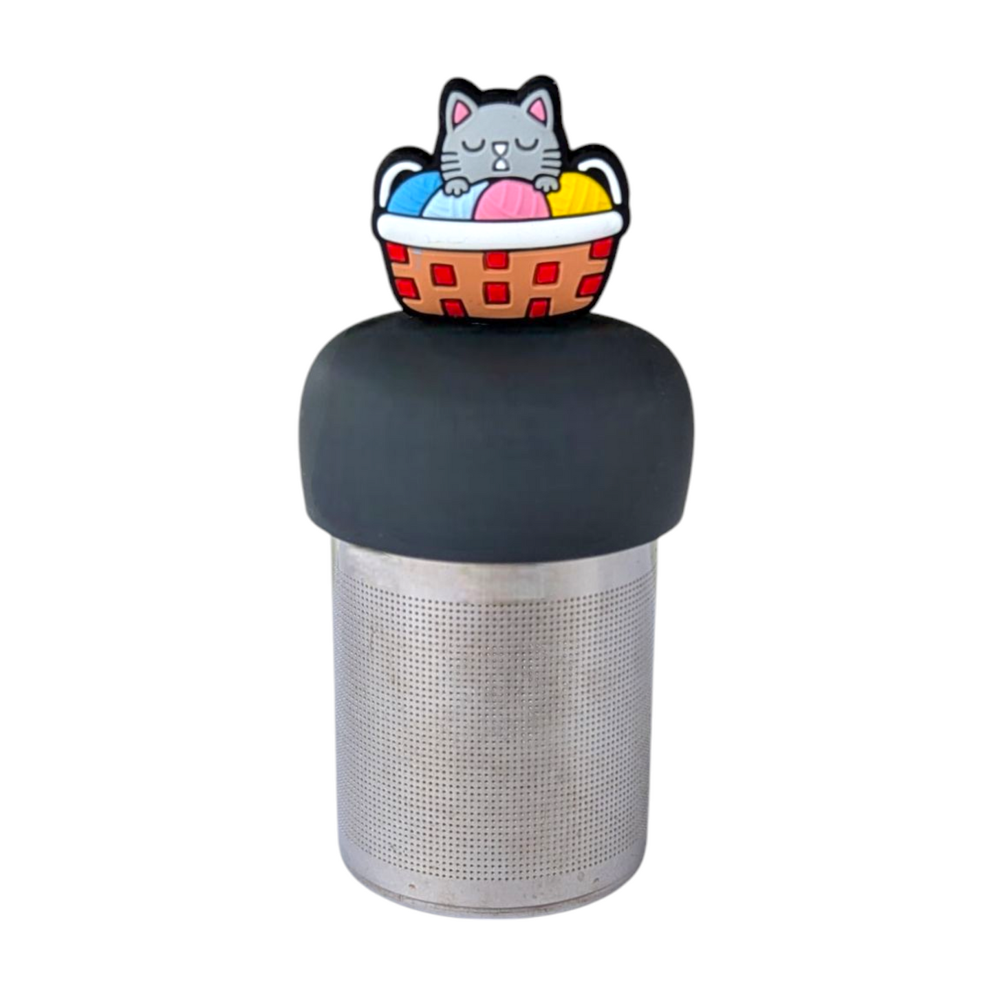 Cat Knitting Yarn Floating Tea Steeper