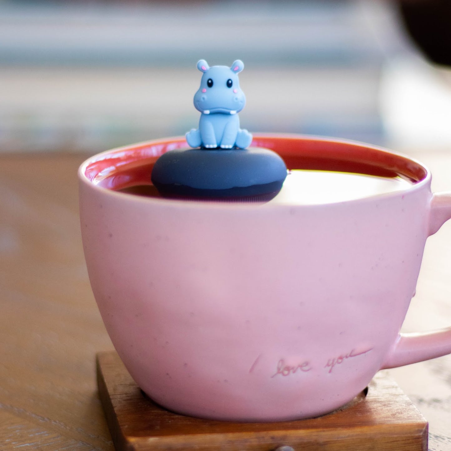 Baby Hippo Floating Tea Steeper