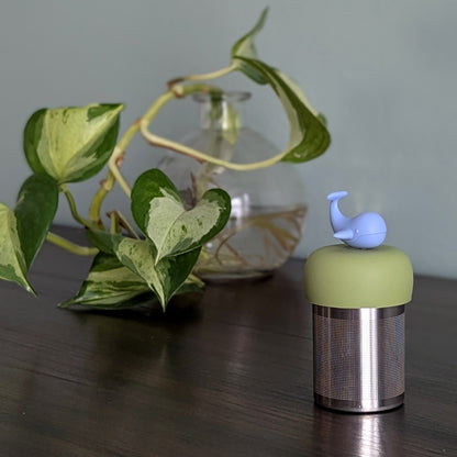 Ocean Blue Whale Floating Tea Steeper