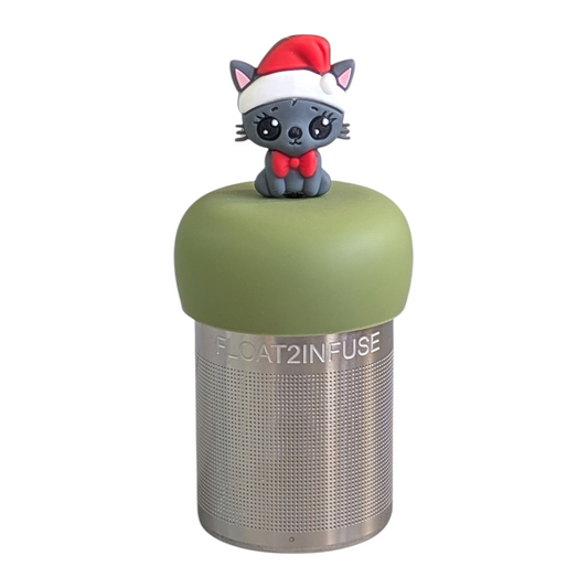 Christmas Cat Floating Tea Steeper