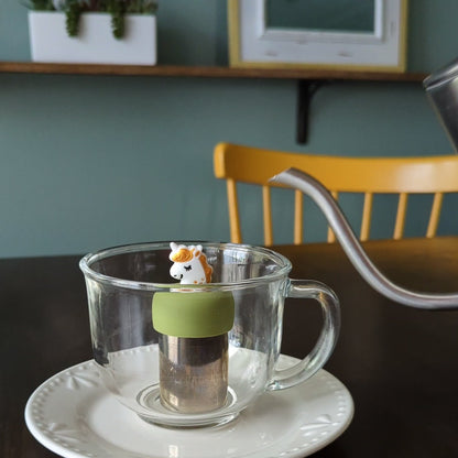 Golden Unicorn Floating Tea Steeper