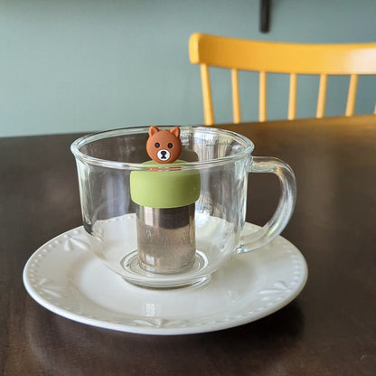 Brown Bear Floating Tea Steeper
