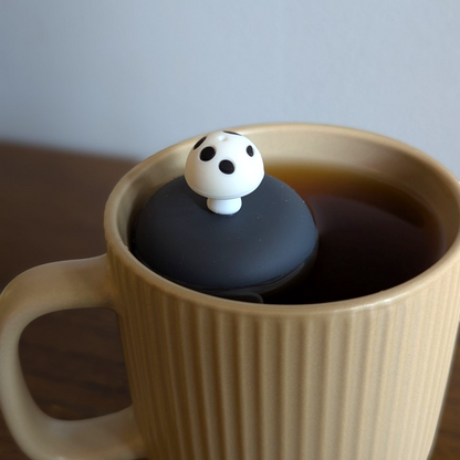 White Mushroom Floating Tea Steeper