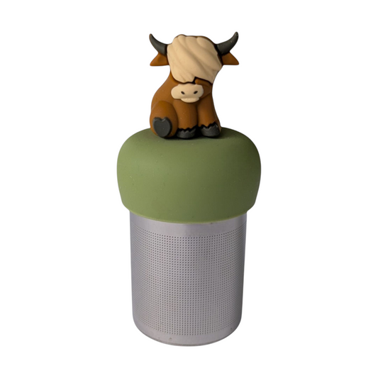 Highland Cow Floating Tea Steeper