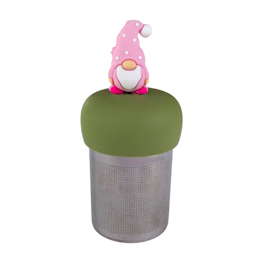 Pink Gnome Floating Tea Steeper