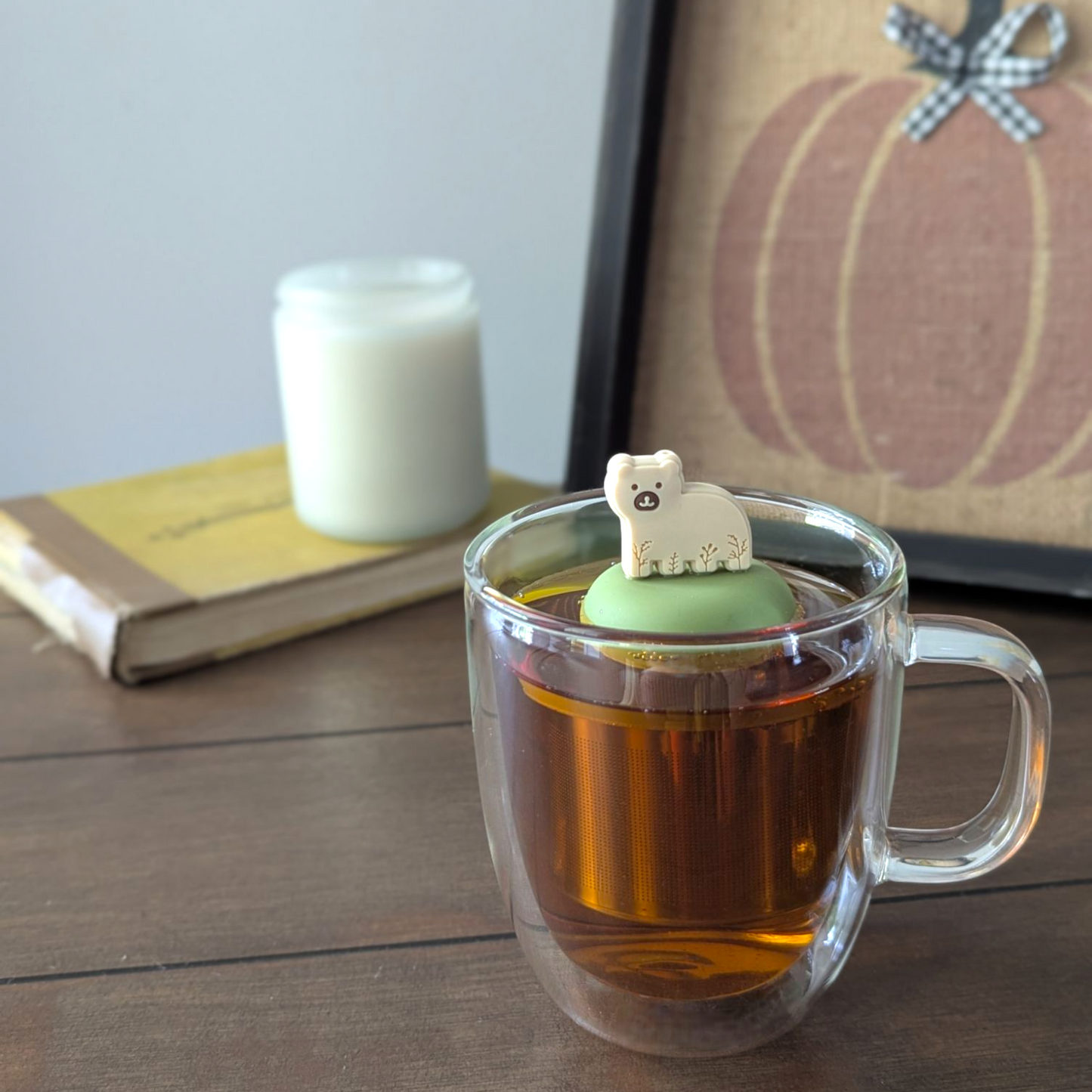 Blonde Bear Floating Tea Steeper