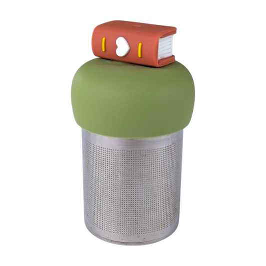 Brown Book Floating Tea Steeper