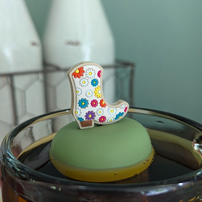 Floral Cowboy Boot Floating Tea Steeper