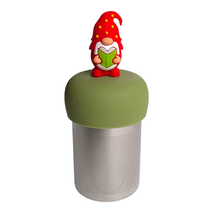 Christmas Caroling Gnome Floating Tea Steeper