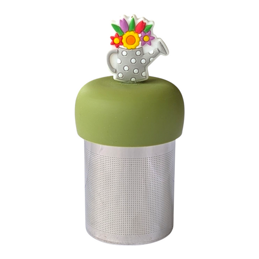 Floral Watering Can Floating Tea Steeper
