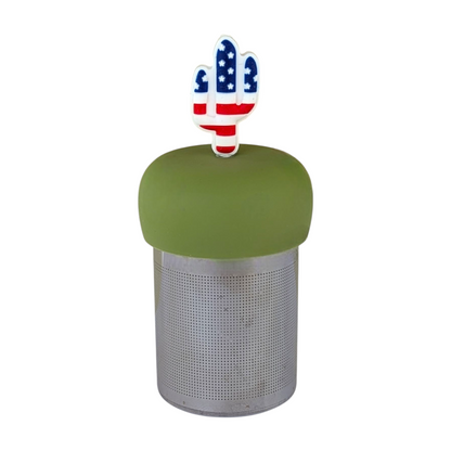 American Flag Cactus Floating Tea Steeper